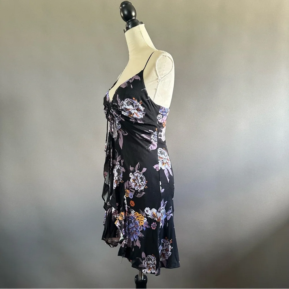 Free People Happy Heart Floral Mini Dress Sz S - Picture 8 of 11